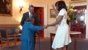 Una mujer de 106 años convierte la Casa Blanca en una pista de baile