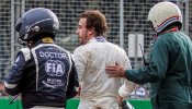 Alonso, nueve días después de su accidente en Melbourne: "Estoy deseando volver a subirme al coche"