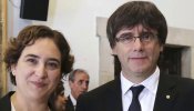 Puigdemont y Colau advierten de que amenazar a los derechos humanos agrede a los valores de la UE