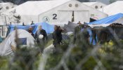 El desalojo policial del campo de refugiados de Idomeni, en imágenes