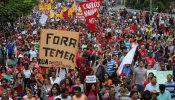 Miles de brasileños se echan a la calle contra el Gobierno de Temer