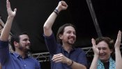 Pablo Iglesias: "El cambio en España sólo se podrá hacer con el viento de fraternidad que sopla en Catalunya"