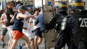 Dos y tres meses de prisión para los primeros ingleses juzgados por los disturbios de Marsella
