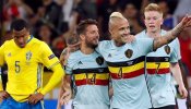 Nainggolan jubila a Ibrahimovic y mete a Bélgica en octavos