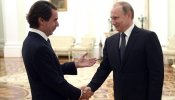 Aznar no hace campaña para el PP, pero sí visita a su amigo Putin: "Tenía y tiene un proyecto para Rusia"