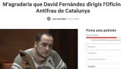 Miles de firmas reclaman que David Fernàndez sustituya a De Alfonso al frente de la Oficina Antifrau