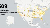 El mapa de las 509 personas muertas por disparos de la policía en EEUU en lo que va de año