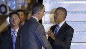 Obama aterriza en la base de Torrejón de Ardoz en su visita a España