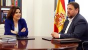 Junqueras y Sáenz de Santamaría se reúnen este jueves en Moncloa