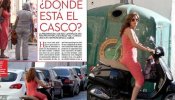 Mariló Montero se denuncia a sí misma por no llevar casco en una motocicleta