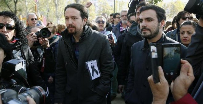 Unidos Podemos mide hoy en las calles el respaldo a sus mociones contra Rajoy y Cifuentes