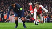 Arsenal y PSG aplazan su pelea por el liderato, el Bayern se congela en Rusia