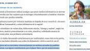 'El Correo Gallego' prescinde del autor de un artículo en el que disculpa a los asesinos machistas