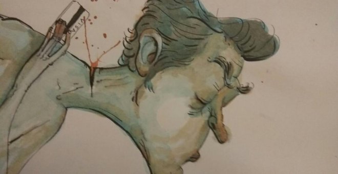 Cadena solidaria en busca del ilustrador desconocido: ¿quién es el autor del cuaderno perdido?