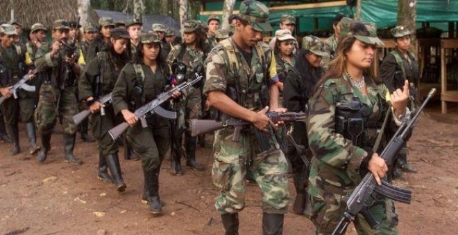 La totalidad de la guerrilla de las FARC baja hacia los puntos supervisados por la ONU
