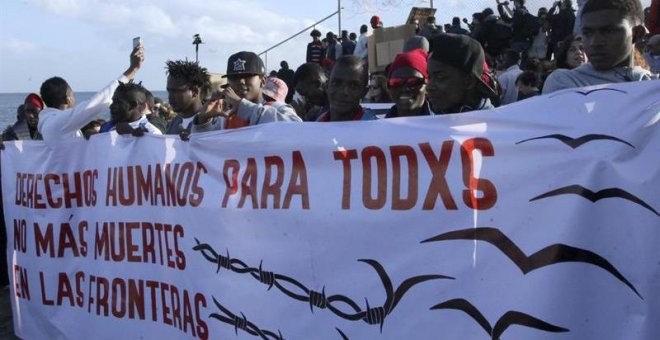 Una marcha exige en Ceuta que las políticas migratorias respeten los derechos humanos