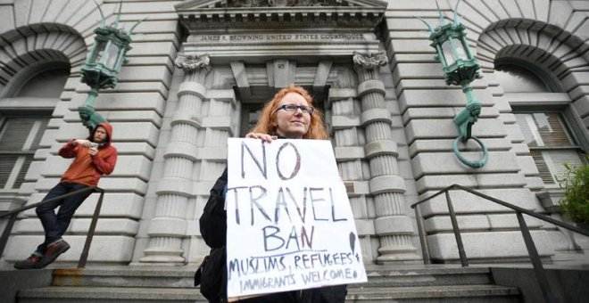 La Justicia de EEUU mantiene el bloqueo al veto migratorio y Trump promete pelea