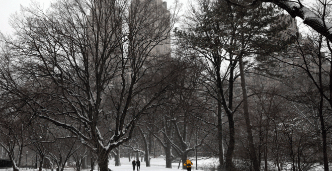 Nueva York se viste de blanco