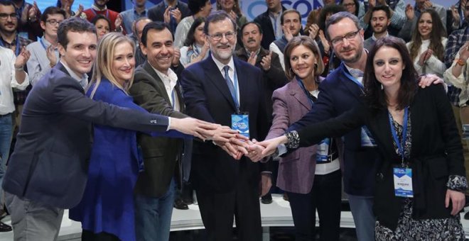 Rajoy borra todo rastro de Aznar en su nuevo PP