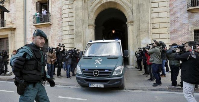 Los cabecillas de la Gürtel ingresan en la prisión valenciana de Picassent