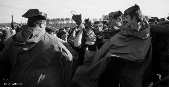 As Encrobas: cuando la guardia civil cargaba con mosquetón contra las mujeres gallegas