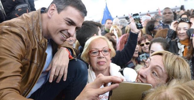 Pedro Sánchez se encarna como el líder de un PSOE de izquierdas y sin complejos