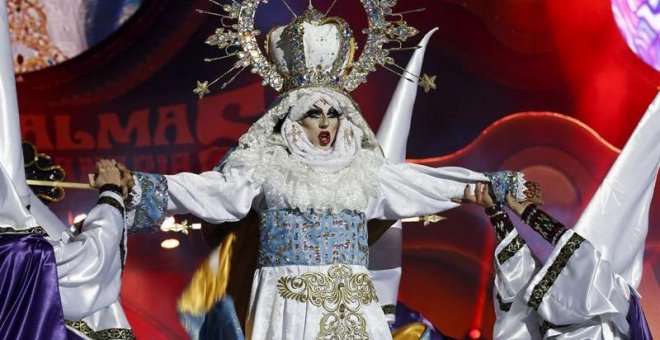 La juez archiva la causa contra la virgen drag del carnaval de Las Palmas