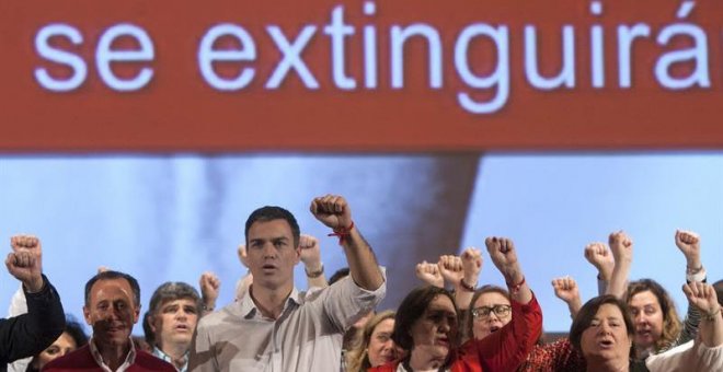 Acto de fuerza de Sánchez en Andalucía, donde reivindica el “sí es sí” de un PSOE de izquierdas