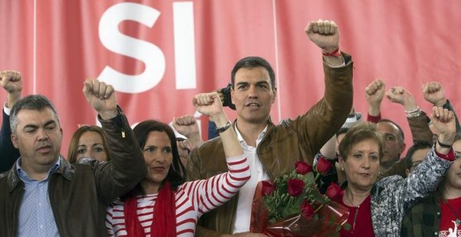 Sánchez emplaza a los militantes a elegir entre un PSOE "de izquierdas o del siglo XX"