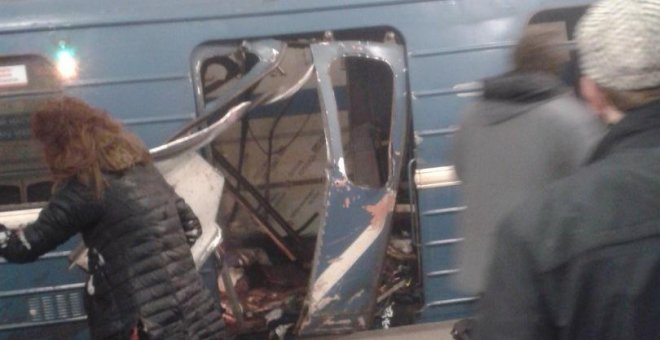Ascienden a 14 los muertos por una explosión en el metro de San Petersburgo