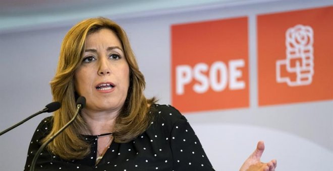 Susana Díaz ​busca ahora marcar distancias con el PP y con la gestora del PSOE