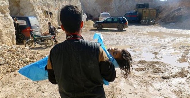 Al menos 23 niños murieron por el ataque químico en Idlib