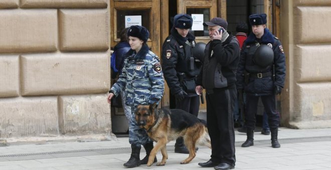 El derrumbe de un edificio en San Petersburgo causa la alarma tres días después del atentado