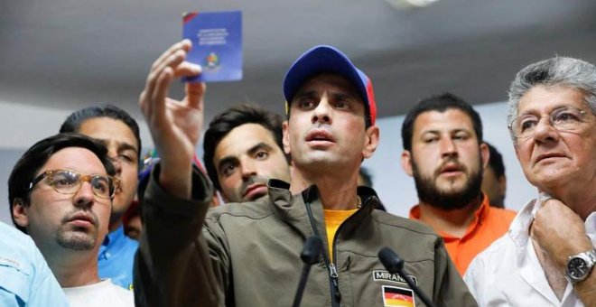 El partido de Capriles no irá a las elecciones en Venezuela pese al fin de la intervención judicial