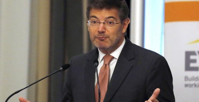 Catalá vuelve a defender a la Fiscalía y culpa de su descrédito a los "antisistema"