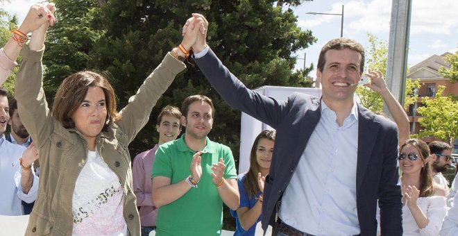 La tensión entre Santamaría y Casado aleja la opción de la lista conjunta y del debate