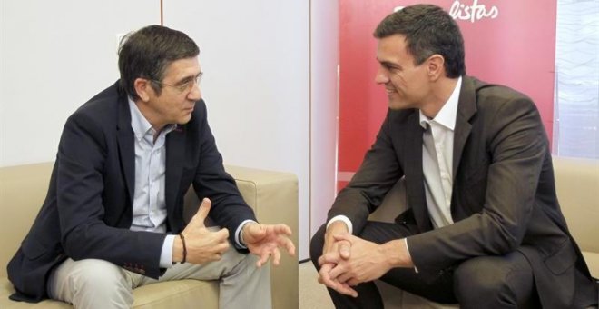 Patxi López rechaza la oferta de Pedro Sánchez de integrarse en su candidatura