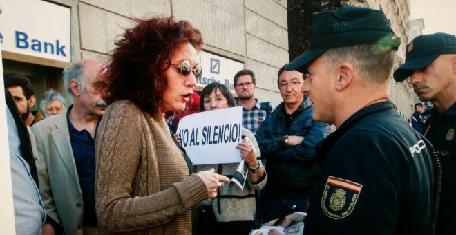 La periodista Cristina Fallarás, multada con 600 euros por la 'Ley Mordaza'