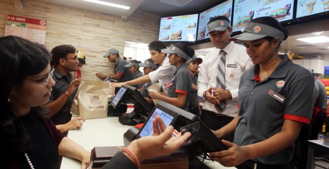 Los salarios en Burger King, de 11.500 a 18.600 euros brutos anuales