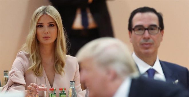 Ivanka Trump sustituye temporalmente a su padre en la mesa de líderes del G20