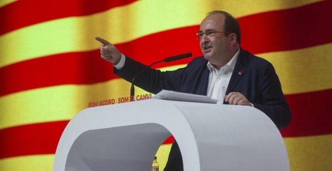 Iceta, proclamado candidato del PSC a la Generalitat con un 97,6 % de apoyo