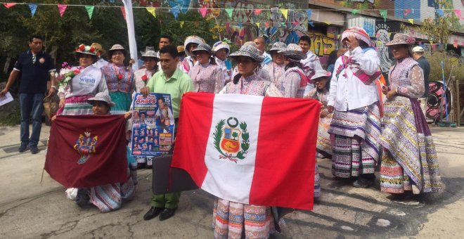 "Nada que celebrar": colectivos indígenas protestan contra la celebración de la Fiesta de la Hispanidad