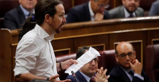Iglesias: "Con este camino, a lo que más aspira Pedro Sánchez es a ser vicepresidente de Rajoy"