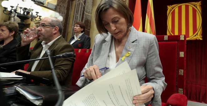 El Supremo admite la querella por rebelión contra Forcadell y la Mesa del Parlament