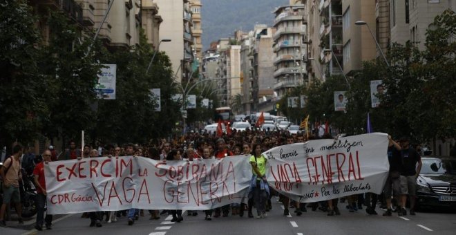 Intersindical-CSC convoca huelga general el miércoles en Catalunya