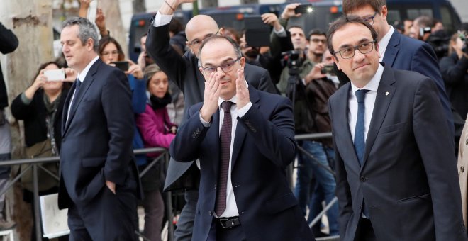 Jordi Turull y Josep Rull acatan el 155 y piden a la Audiencia Nacional su libertad