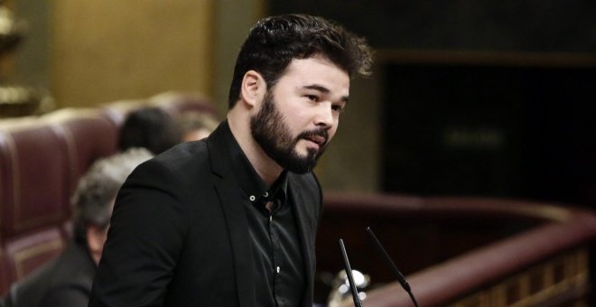 Rufián apoya un gobierno desde Bruselas y otro "ejecutivo" en Catalunya