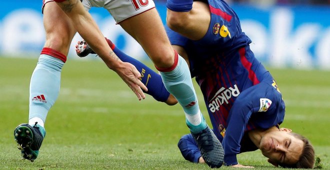 El Barça tropieza ante el Celta y vuelve a abrir la Liga