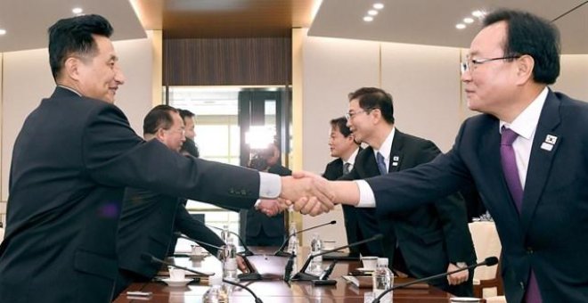 Seúl y Pyongyang acuerdan desfilar juntos bajo la bandera de "una Corea unida" en los Juegos Olímpicos de Invierno