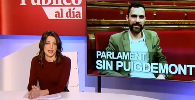 La jornada histórica en el Parlament de Catalunya y otras noticias del informativo 'Público al Día' del 17 de enero
